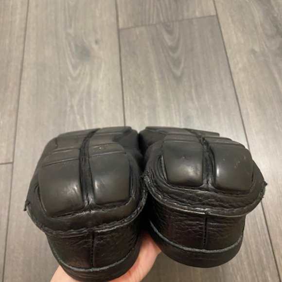 Prada Men's Black Textured Leather Driving Loafers Size 11.5 - Picture 12 of 14